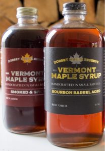 Dorset maple syrup bottles