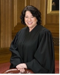 Judge in a traditional black robe