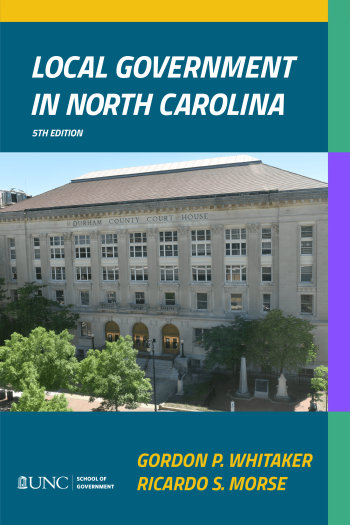 Cover image for Local Government in North Carolina
