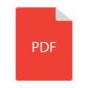 Red-colored square PDF icon