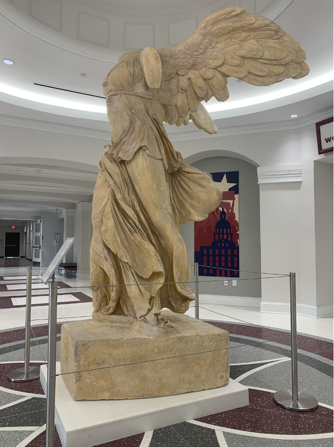 Image 3. A photograph of the Winged Victory statue.