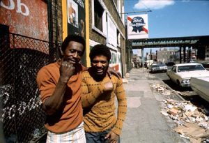an image of two African American men on Chicago's South Side