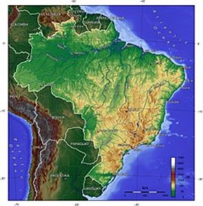 a map of Brazil