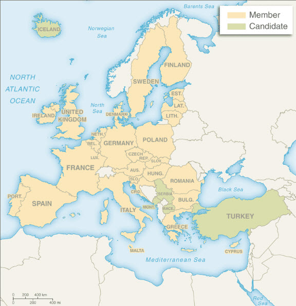 Figure 1.5 European Union as of June 2016