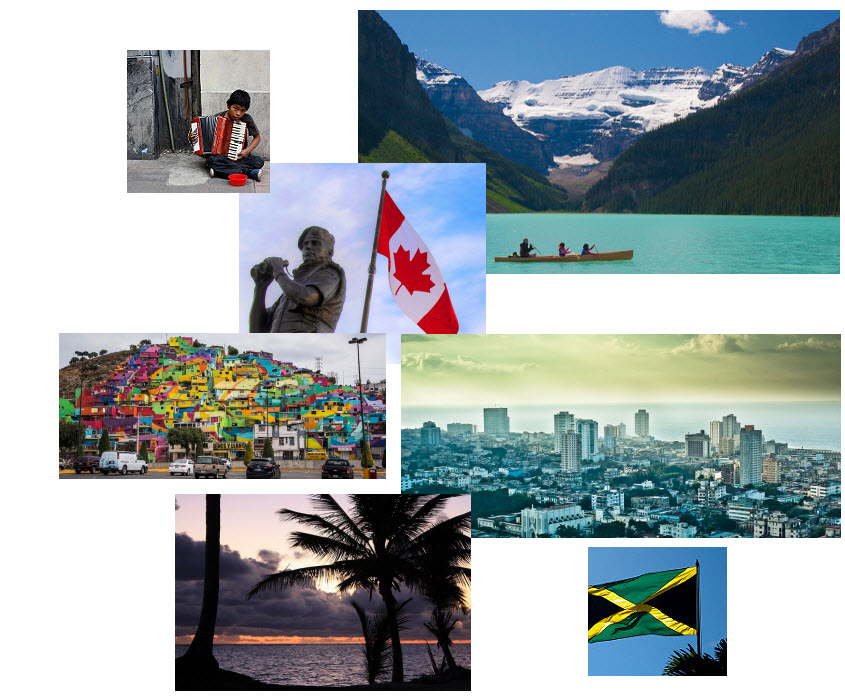 North America Collage