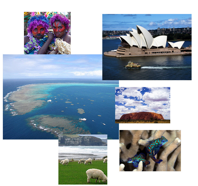 Oceania Collage
