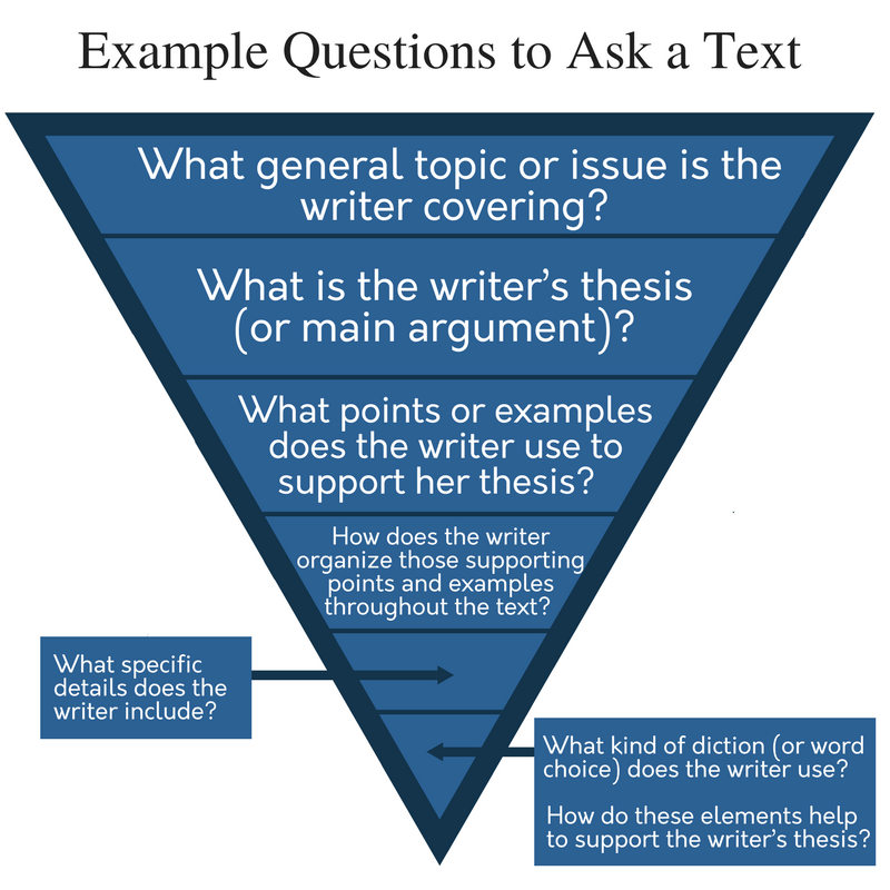 Example Questions to Ask Text