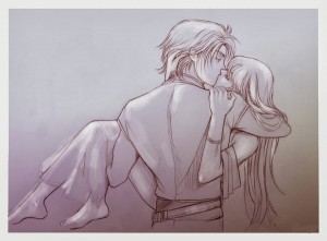 Pencil Sketches of Couples love, friends and Kiss by ZiZinG (13)