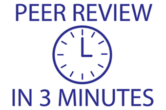 Video credit: Peer Review in 3 Minutes by NCSU Libraries, CC: BY-NC-SA 3.0 US