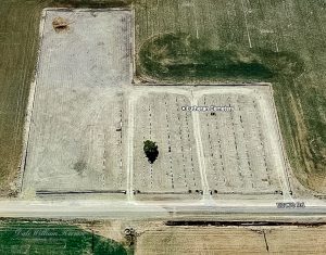 (Google Map) Looking South at the Alva Zion Lutheran Cemetery