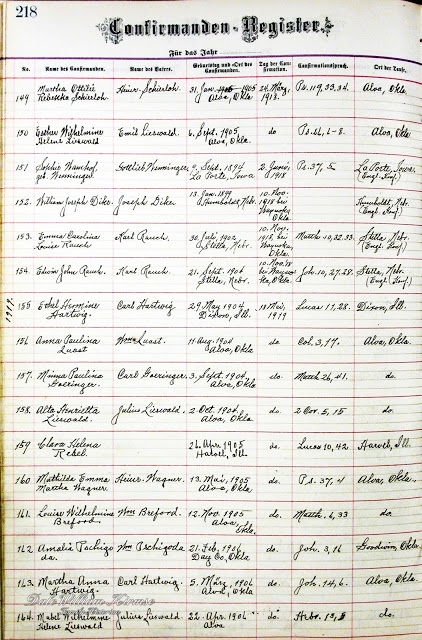 Zion Lutheran Church - Alva Confirmation Record - 1919[2]