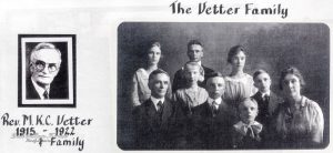 Rev. MKC Vetter and Family