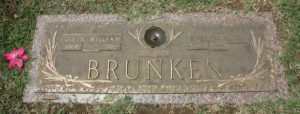Evelyn Alice (Pereboom) Brunken (1911-2011) Gravestone. SOURCE:: Find A Grave