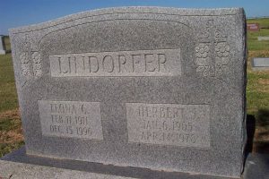 Herbert Jacob “Herb” Lindorfer Gravestone. SOURCE:: Find A Grave