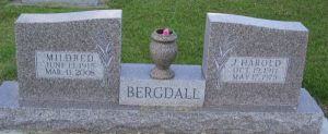 Mildred M (Shreeve) (Bergdall) Brunken (1915-2008) Gravestone. SOURCE:: Find A Grave