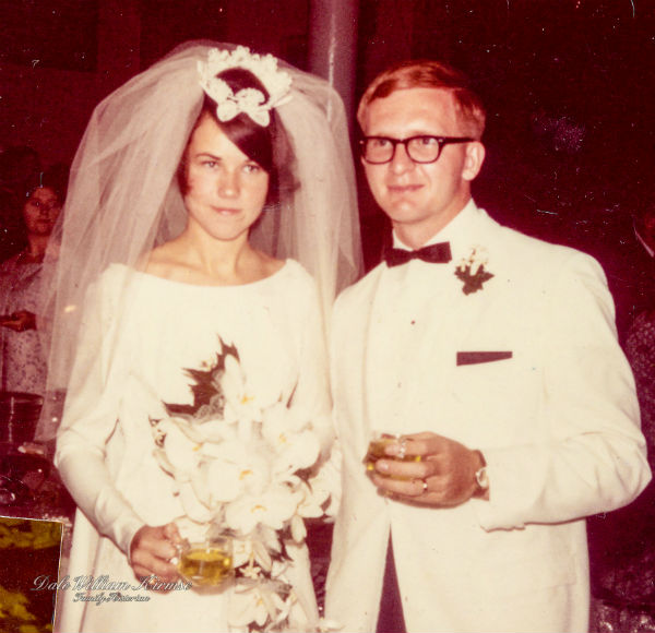 Janice Sue Kletke and Gary Norman Sonnenberg Wedding. SOURCE: Mildred Kletke.