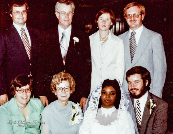 Phillip Ray Kletke and Linda Ann Toliver Wedding. SOURCE: Mildred Kletke.