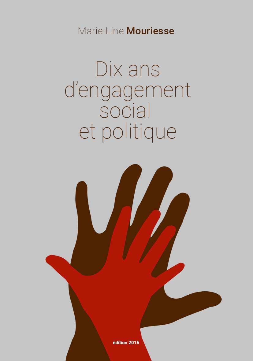 Page couverture de 10 ans d'engagement social et politique.