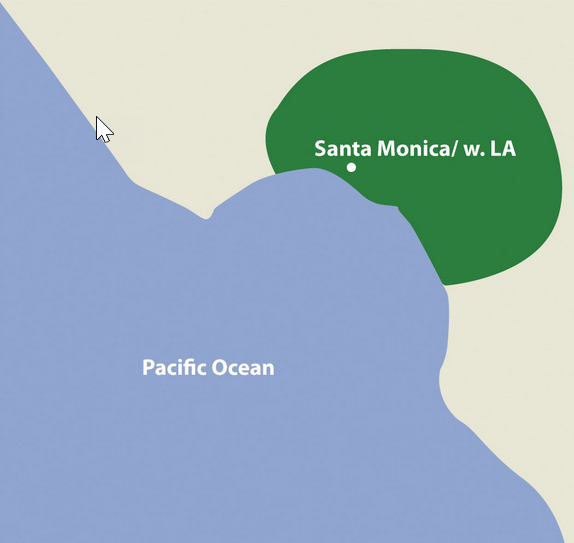 Mental Map of Los Angeles
