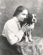 with dog
