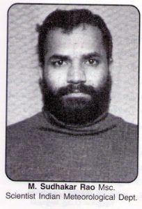 Scientist M Sudhakar Rao