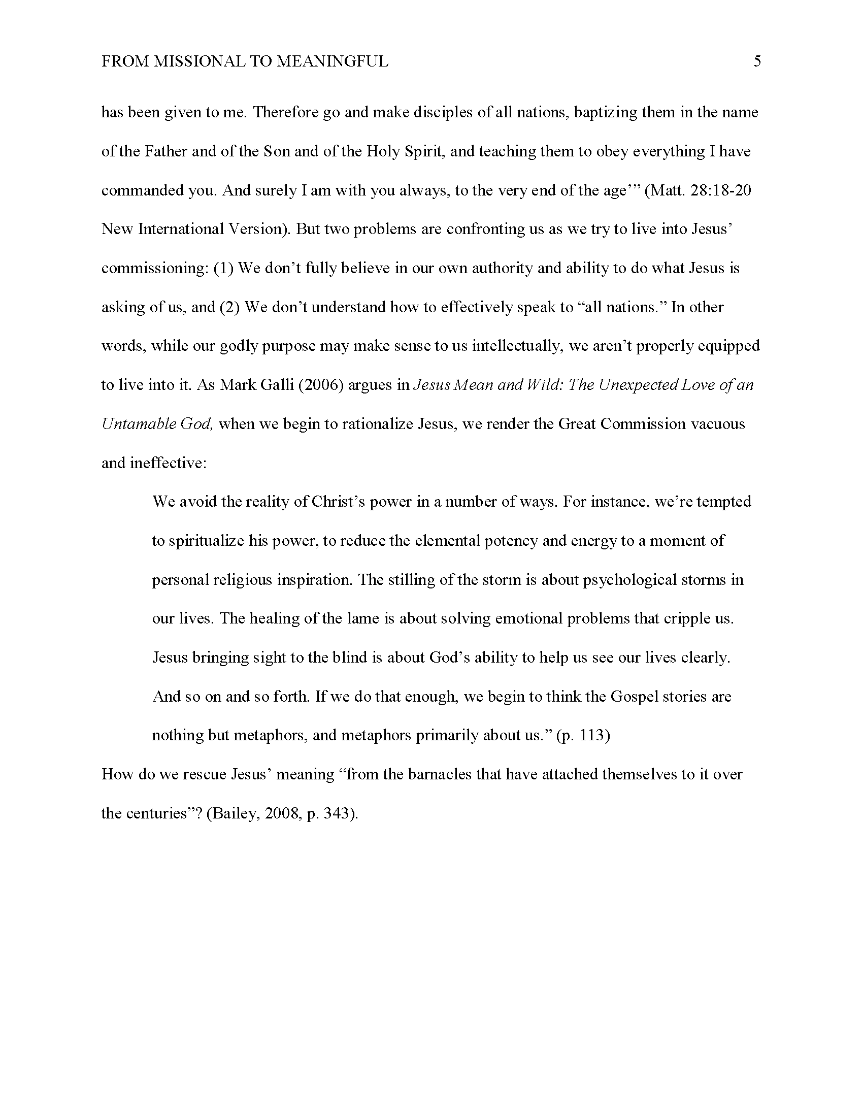 APA Essay Page 5