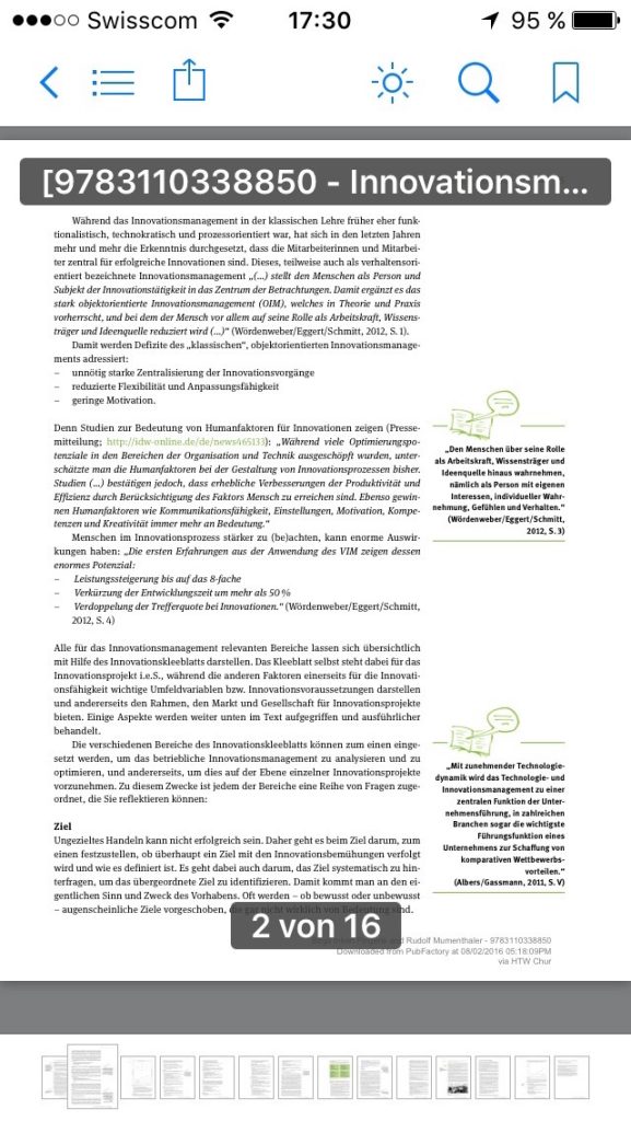 PDF auf iPhone