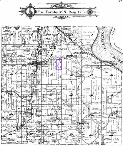 1915 Ownership map- Township 35 N., Range 12 E - 1890