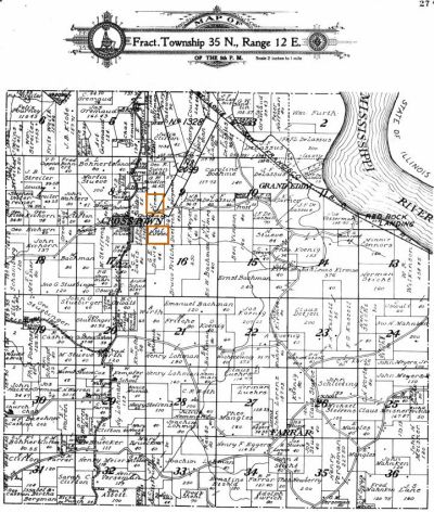 1915 Ownership map- Township 35 N., Range 12 E