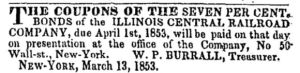 Illinois Central Railroad Company - NYT Article