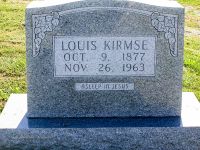 Louis Kirmse's Gravestone