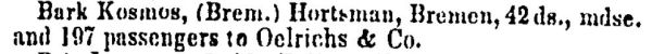 Port Of New-York, Friday, April 22. Arrived. The New York Times, Published April 23, 1853.