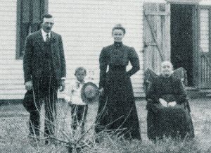 Kirmse Family on Homestead near Goodwin, Oklahoma