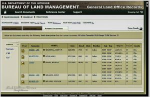 Land Patents in section 19 of township 20 north of range 25