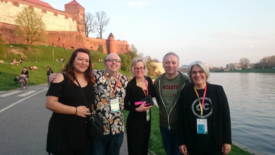 The OER Hub team in Krakow, Poland