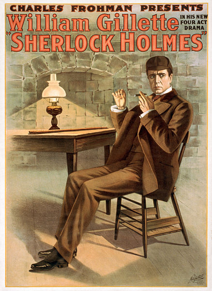 Post for the 1900 play Sherlock Holmes by A. Conan Doyle