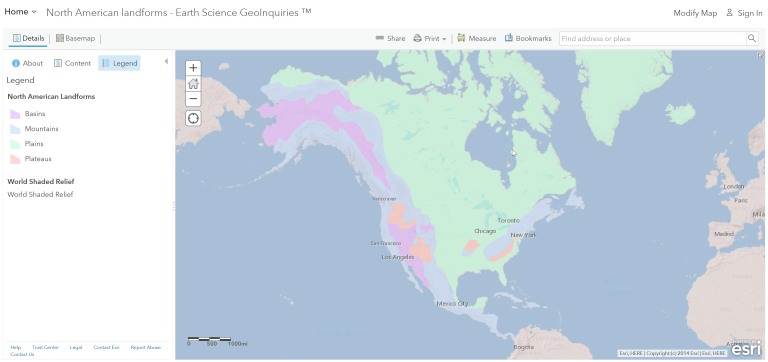 3 3 North American Landforms Physical Geography Lab Manual   North American Landforms 768x362 