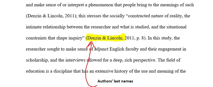 apa in text parenthetical citation multiple authors