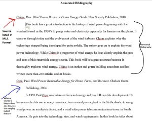 Annotated Bibliography – The RoughWriter’s Guide