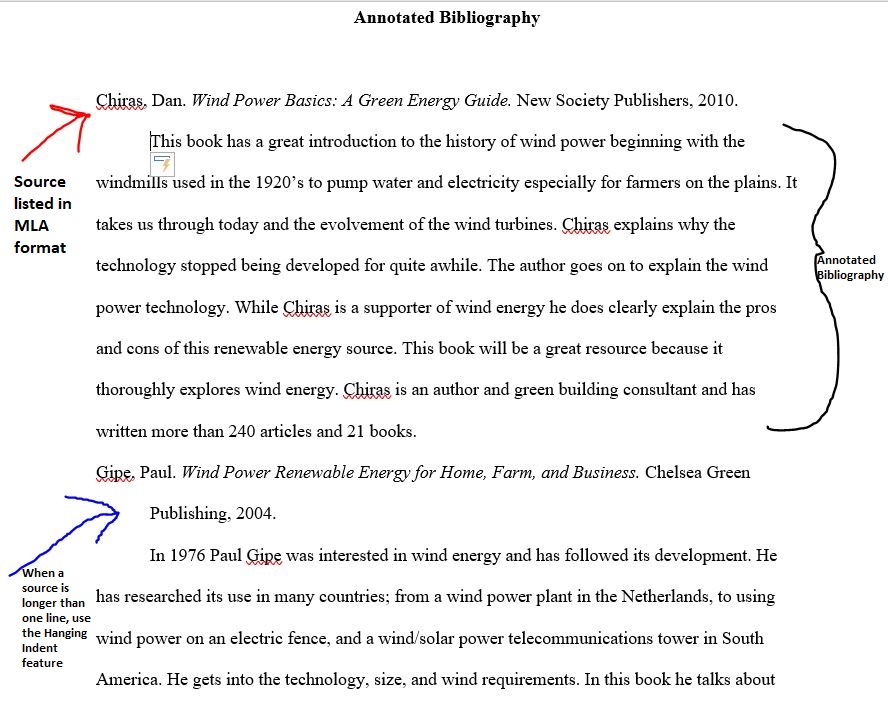 Annotated deals bibliography sample