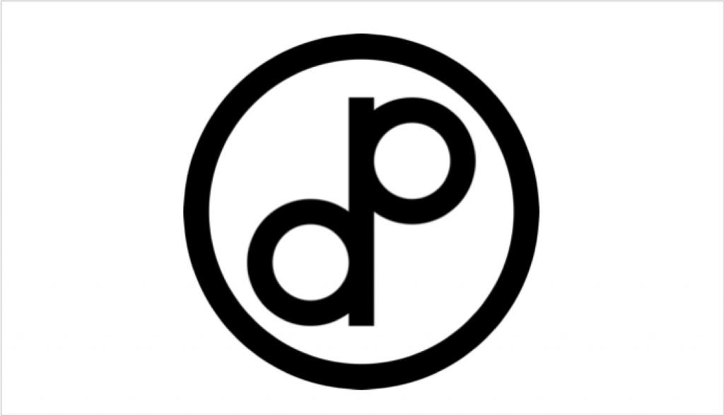 The public domain symbol - featuring an overlapping p and d in a circle