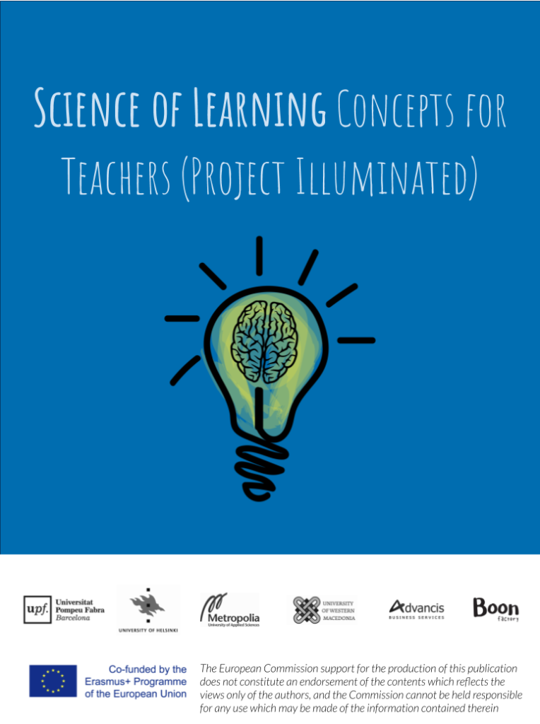 Science of Learning Concepts for Teachers (Project Illuminated