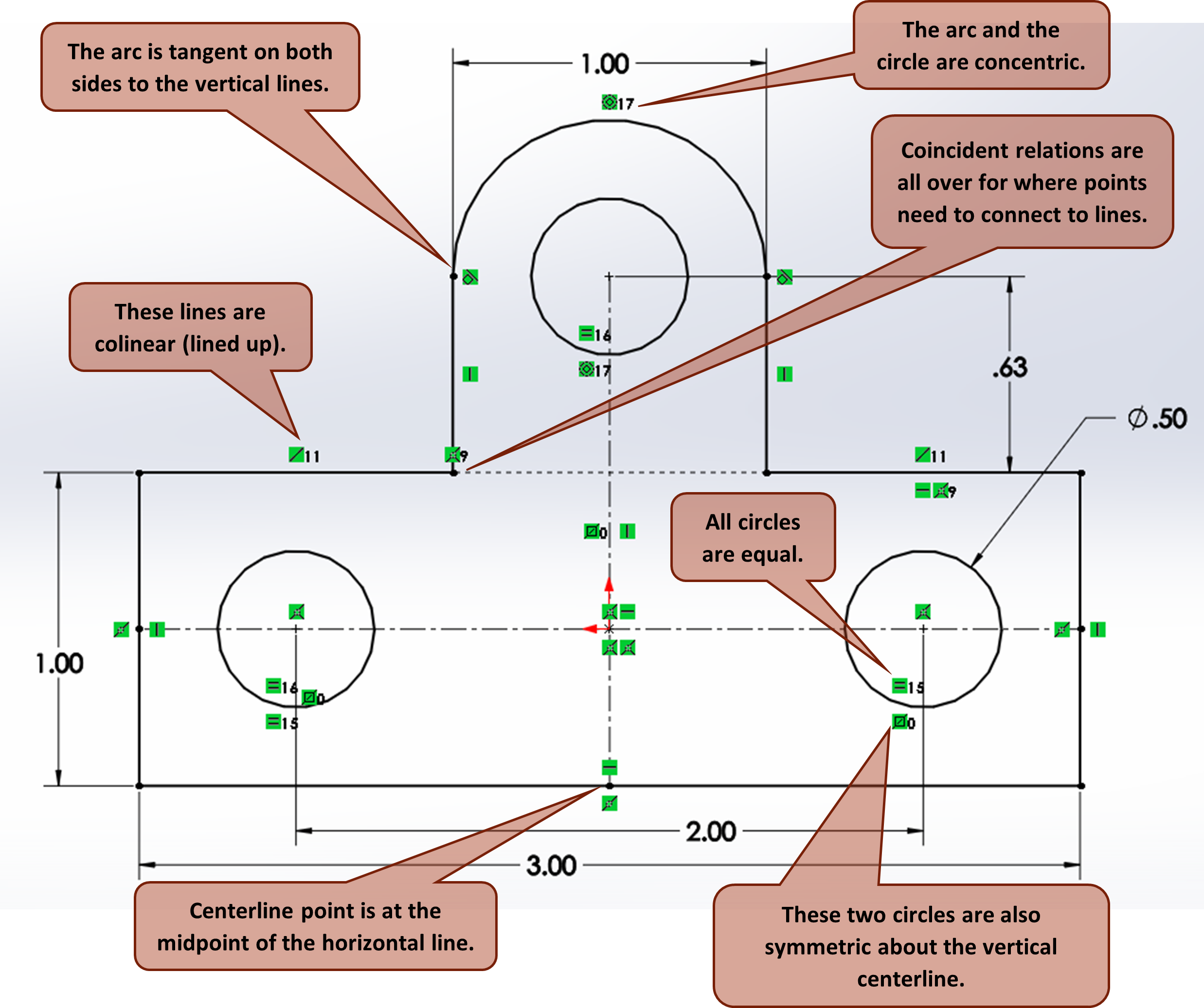 SOLIDWORKS  Fully Define Sketch Feature  YouTube