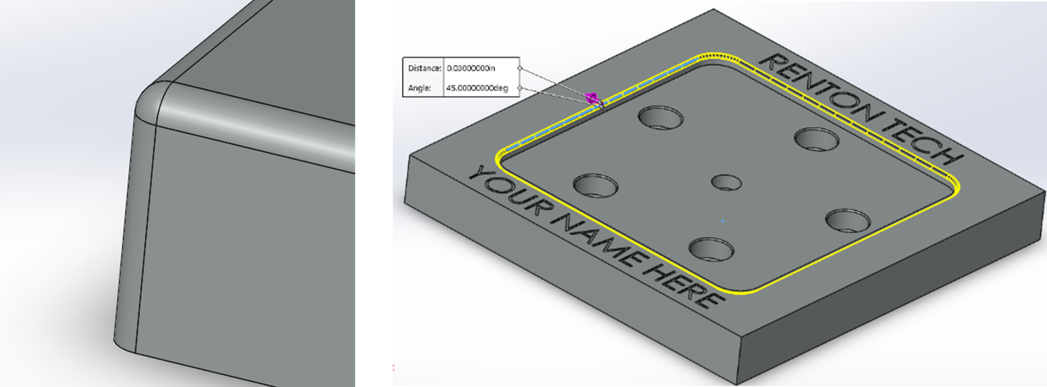 Feature Based Features Introduction to SolidWorks Part 1