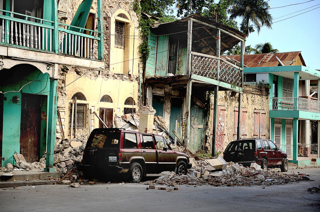Buildings in Jacmel, Haiti, that were destroyed by the earthquake that hit the region Jan. 12, 2010.