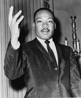 Famed civil rights leader, Dr. Martin Luther King, Jr.