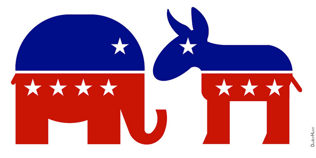 democrat and republican symbols