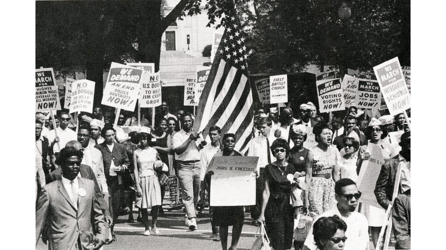 Photograph of Participants in 1963 March on Washington