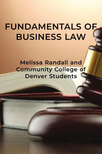 Cover image for Fundamentals of Business Law