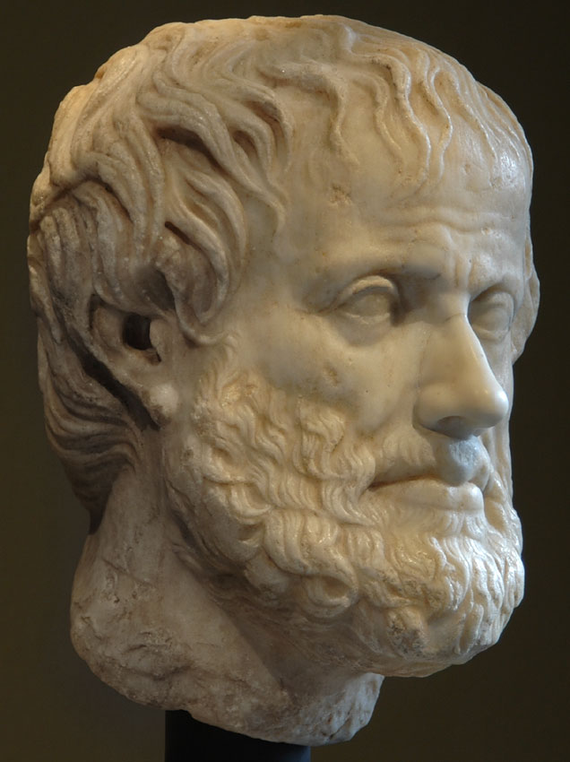 Marble bust of Aristotle